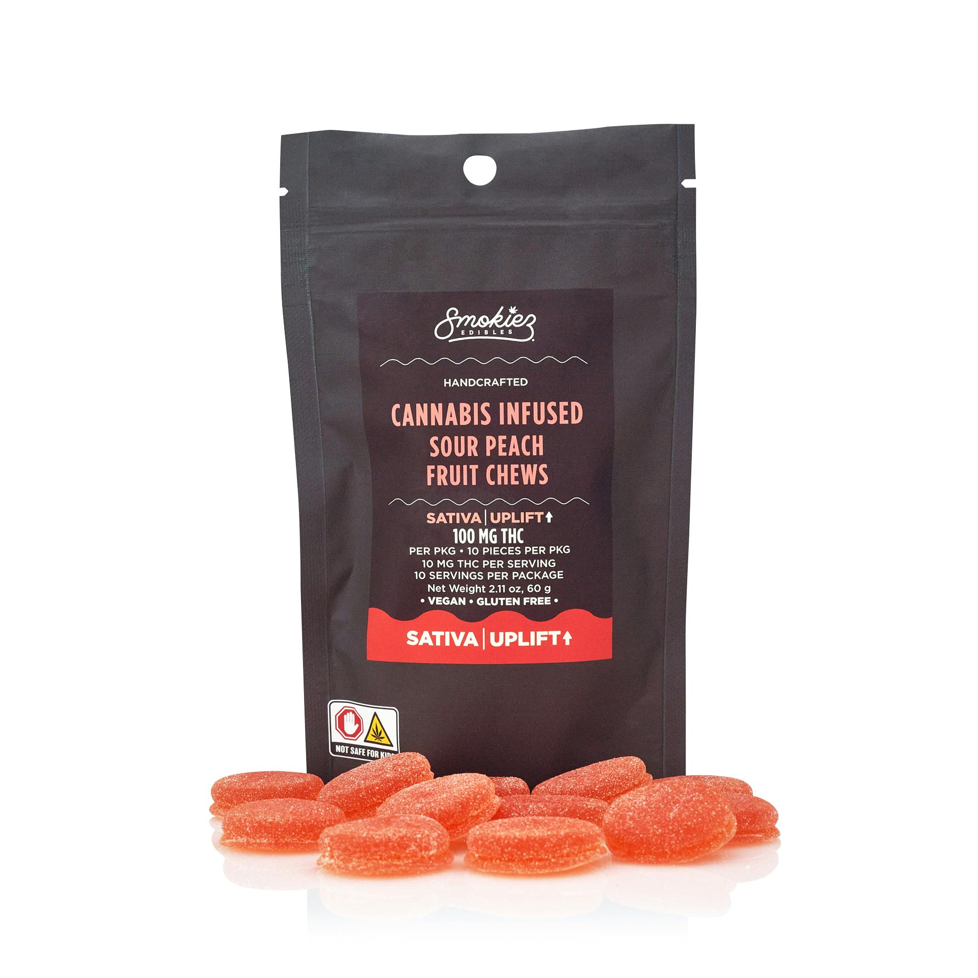 SMOKIEZ Sour Peach Gummies