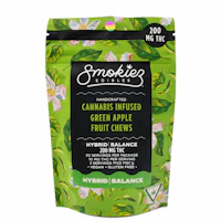 Green Apple Hybrid 200mg THC Fruit Chews - product image at King of Budz
