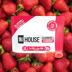 1:1 Strawberry Gummies (THC:CBD) - 5mg/100mg Total