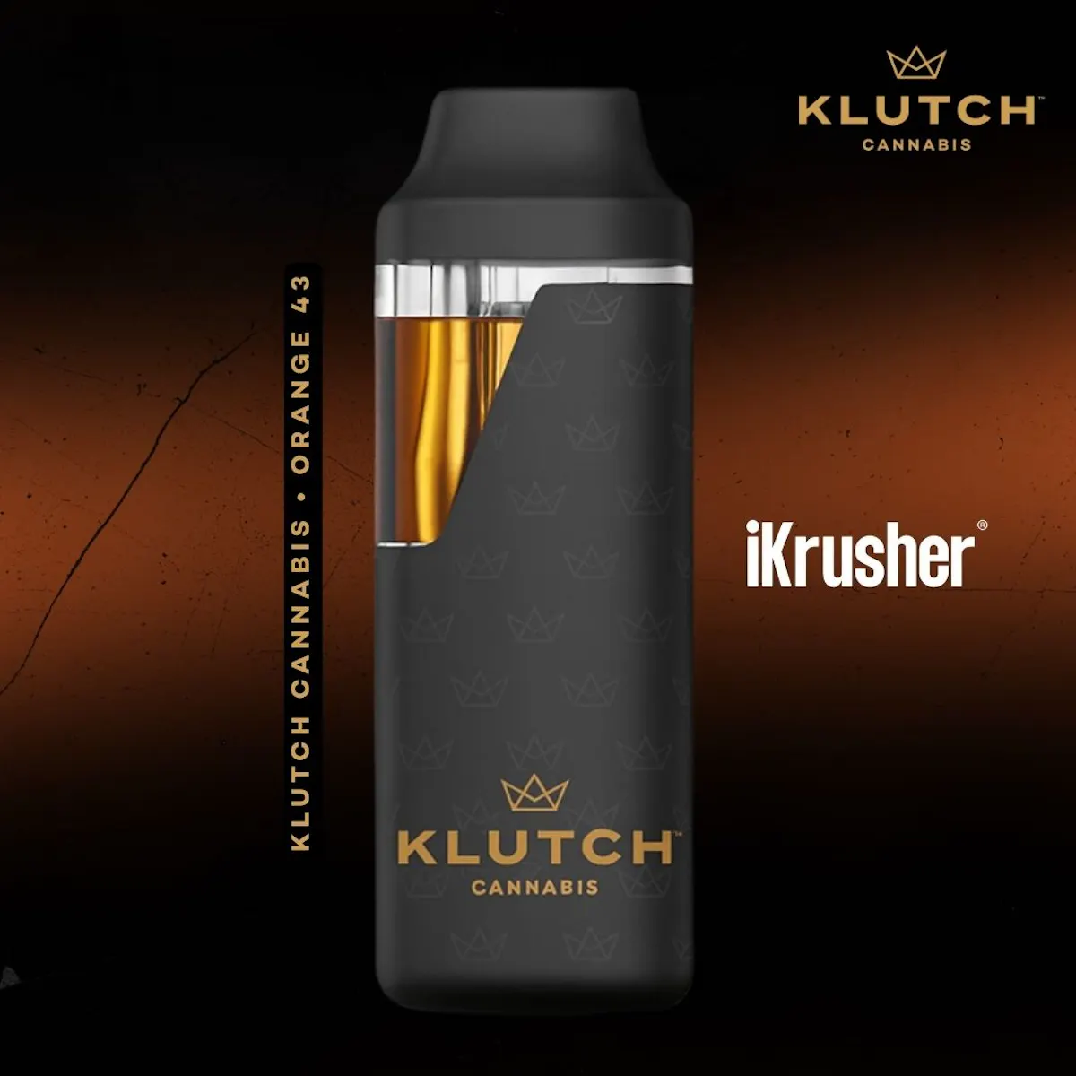 orange disposable vape 43 Live Resin iKrusher | 1g Vaporizers Custom Disposable Vape Boxes charger halos Size:60 mL