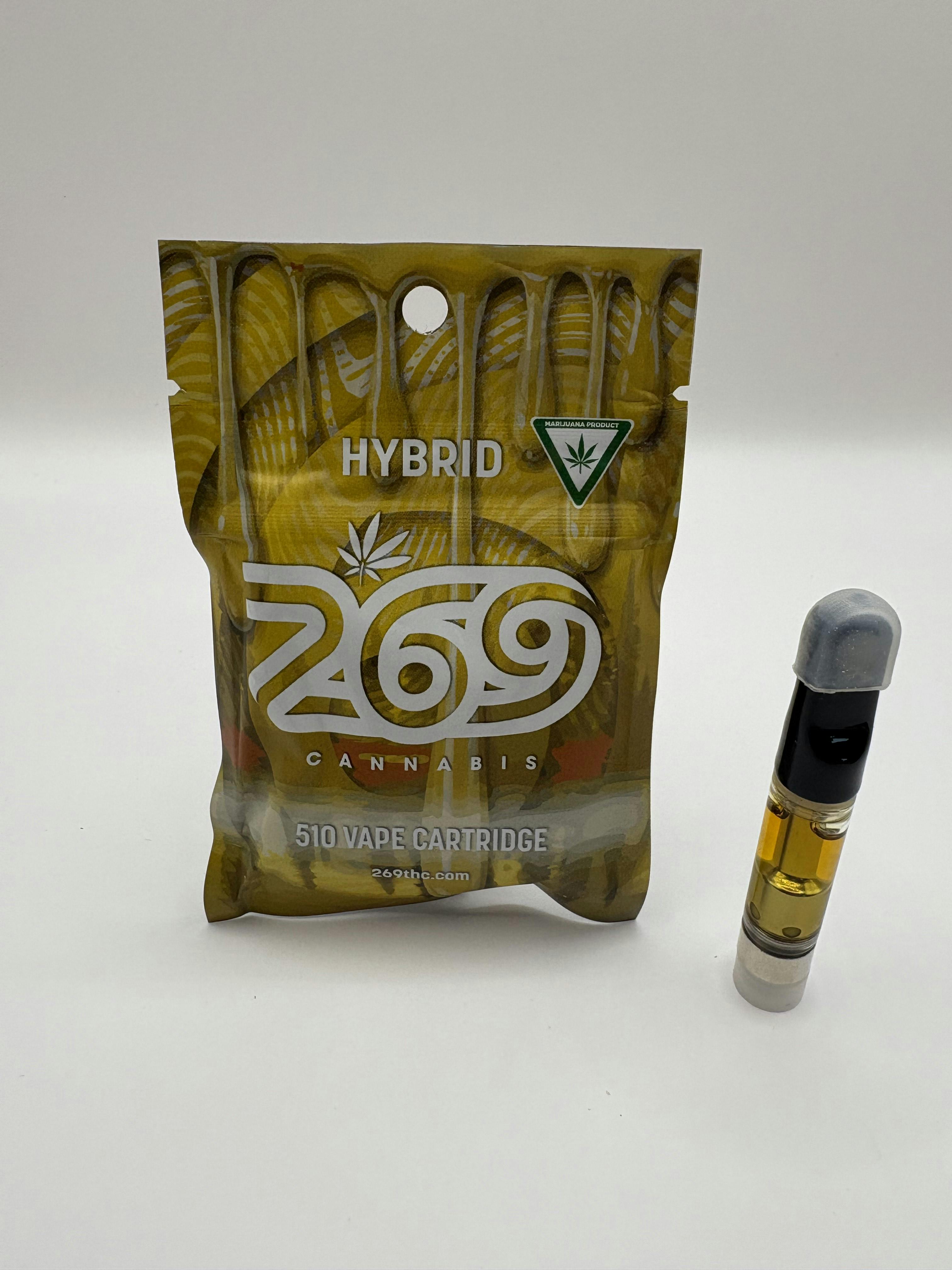 269 Cannabis | Tigers Blood | Full Spectrum Vape Cart | 1g | Hybrid