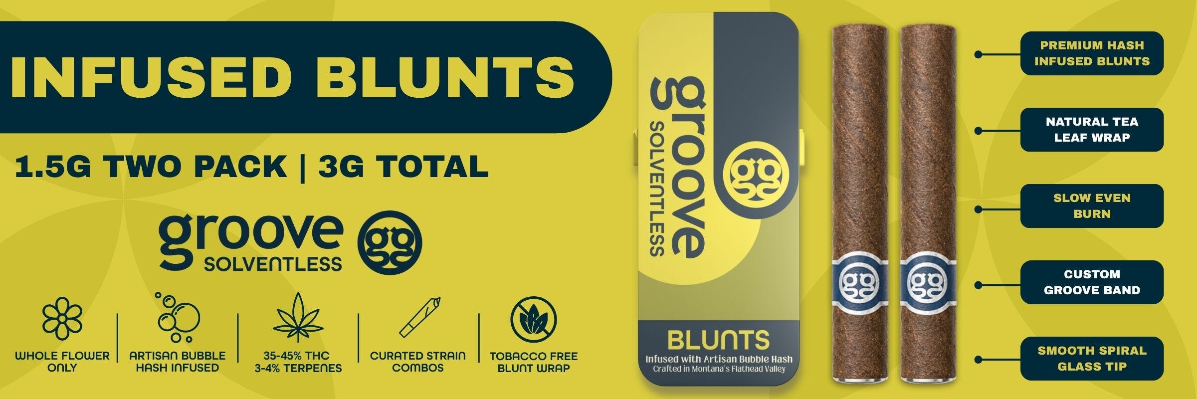 NEW Groove Infused Blunts are available at all Bloom locations!