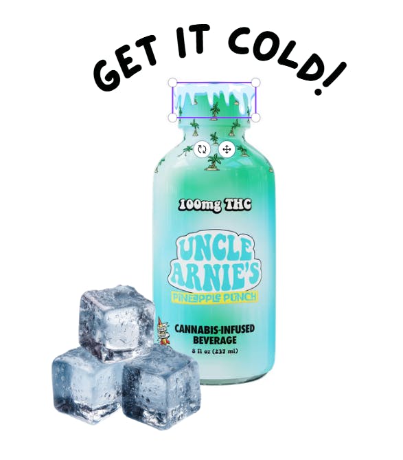 Product Uncle Arnie's Pineapple Punch Beverage 100mg