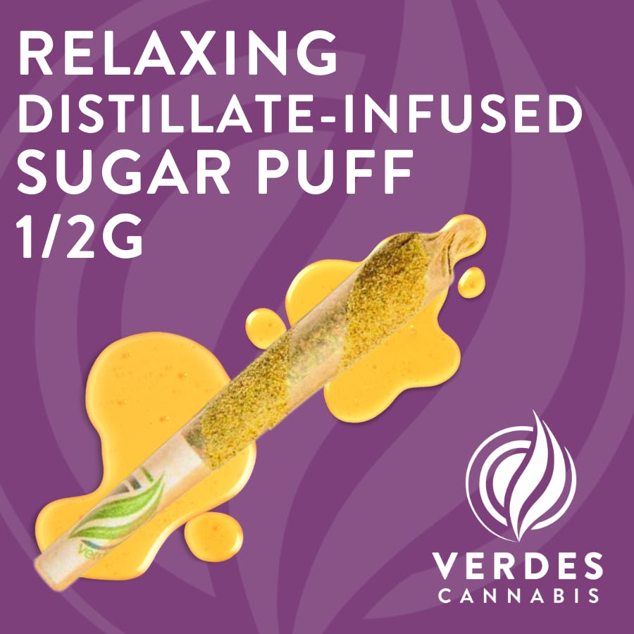 Distillate Infused Sugar Puff - Gelato Pop - 1/2g | Verdes