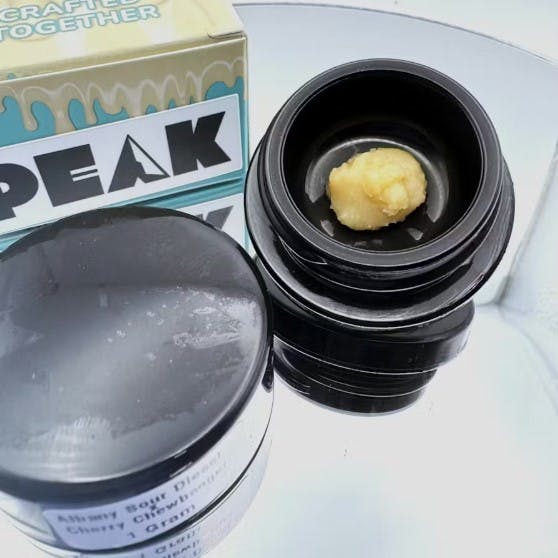 Product: U4EA Farms x PEAK | Albany Sour Diesel x Cherry Chewbanger | Live Rosin