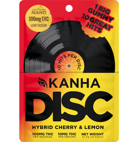 KANHA – Cherry + Lemon – Gummy Disc 100mg-1