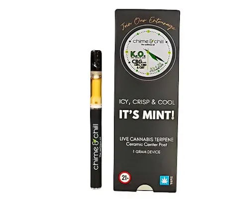 Chime & Chill | KO Vape | Its Mint | THC Free | 1g-active