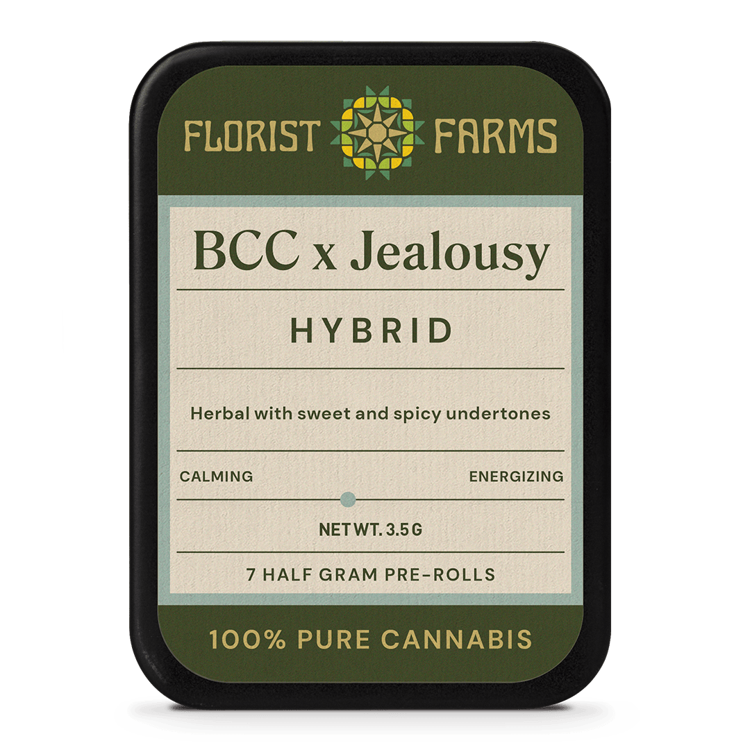 BCC x Jealousy | 1/2 Gram Joints | 7pk by Florist Farms