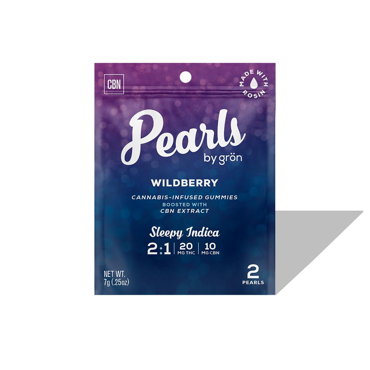Product TBC Gron Pearls - Wildberry 100mg (10pk) 2:1 THC:CBN Indica