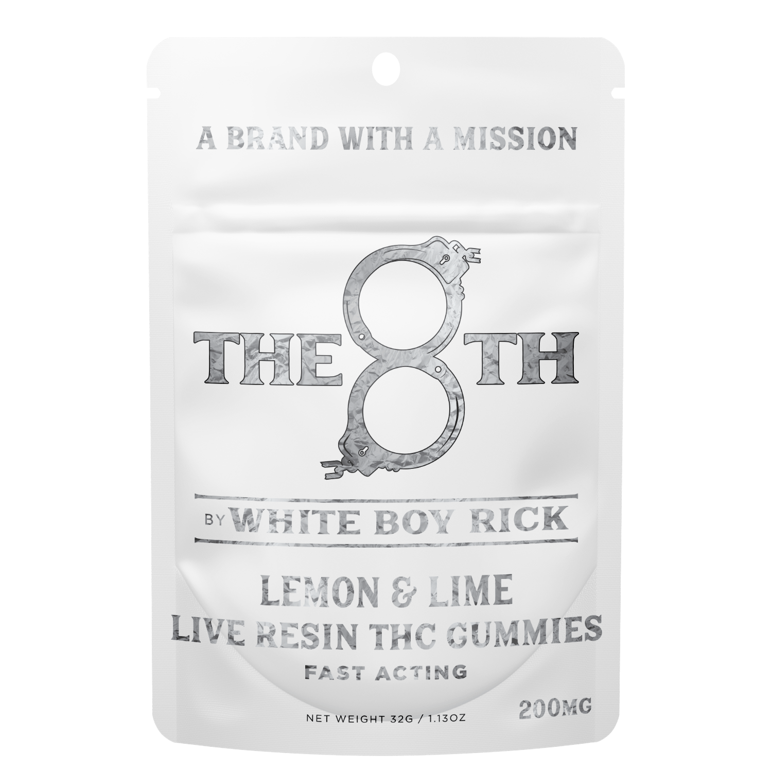 By White Boy Rick | Lemon & Lime - Live Resin Gummies | Fast Acting | 200MG by The 8th – Edibles at Gatsby Cannabis
