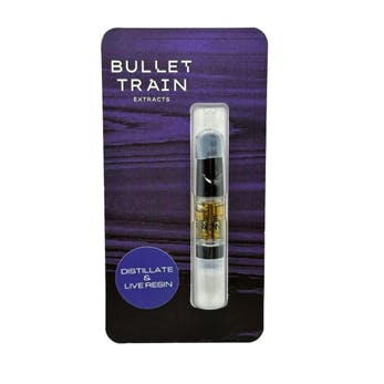 Product JG Bullet Train Resin+Distillate Cartridge - Bling Blaow 1g