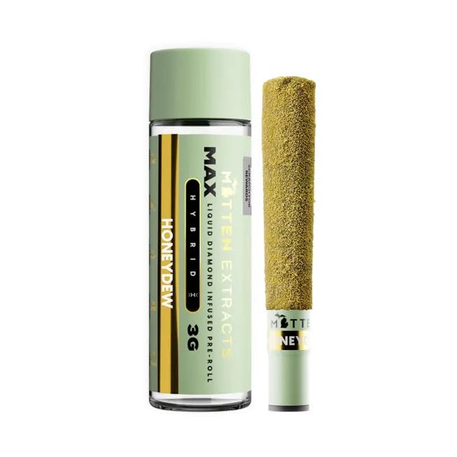 Mitten Extracts - 3g Infused Preroll - Honeydew (H)
