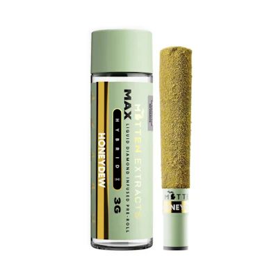 Mitten Extracts - 3g Infused Preroll - Honeydew (H) - PRE_ROLLS by Mitten Extracts at King of Budz