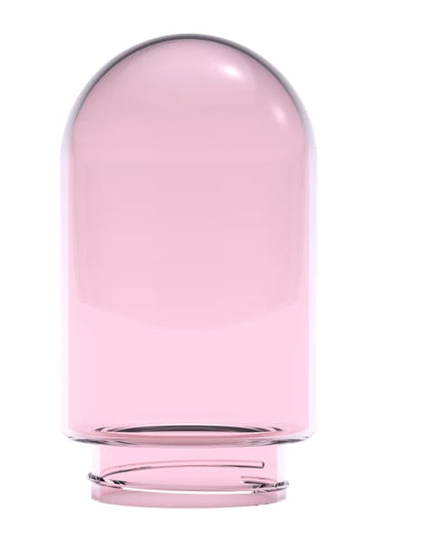 Photo of Single Pink Glass Globe (Large)