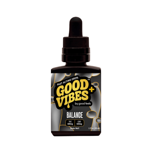 Balance (1:1 Unflavored) - 500mg Fast-Acting Cannabis Syrup - Good Vibes