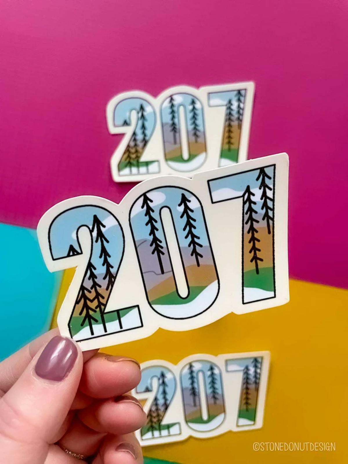 Image of 207 Sticker