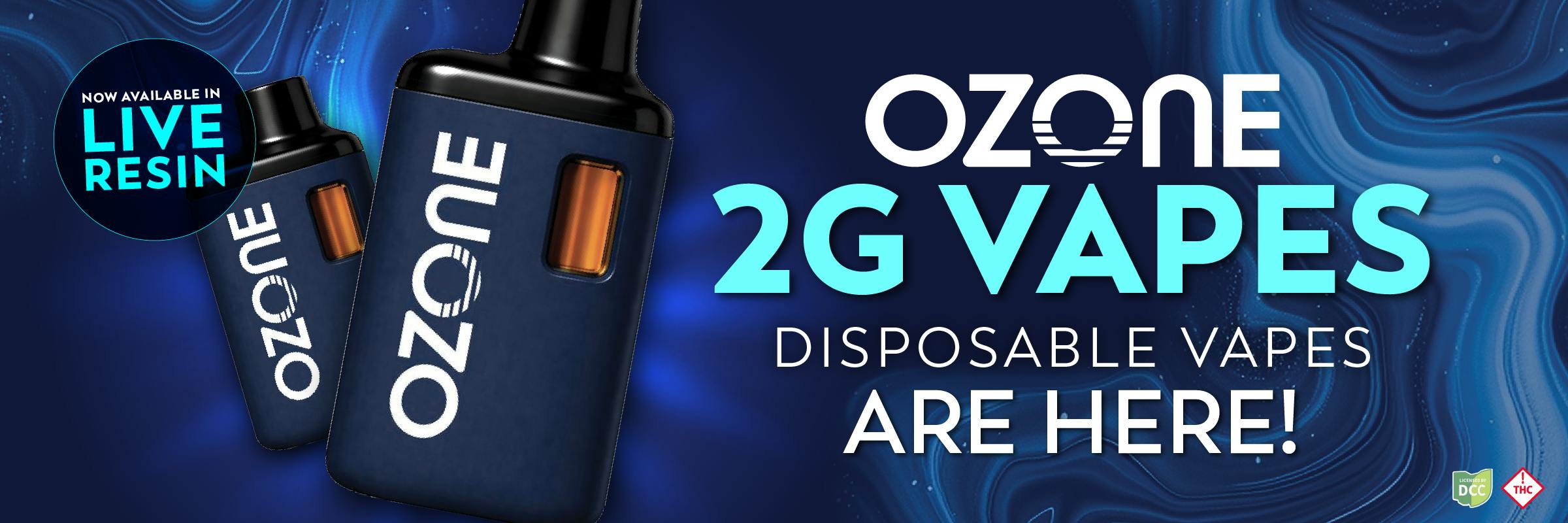 🔥NEW Ozone 2g Live Resin Disposables! 🔥
