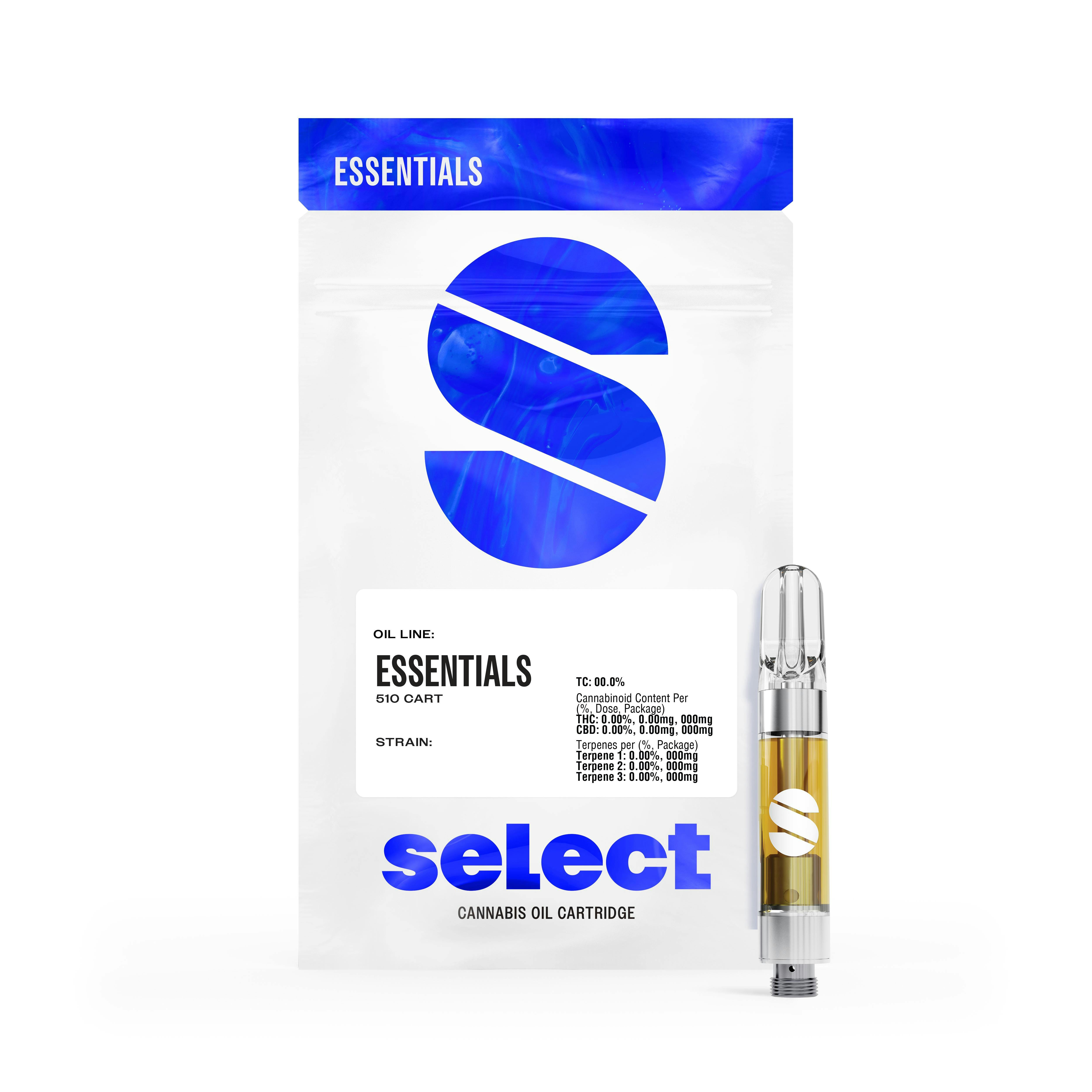 Select Essentials Crimson Toro Vape Cart 1g Sacred Bloom Cannabis