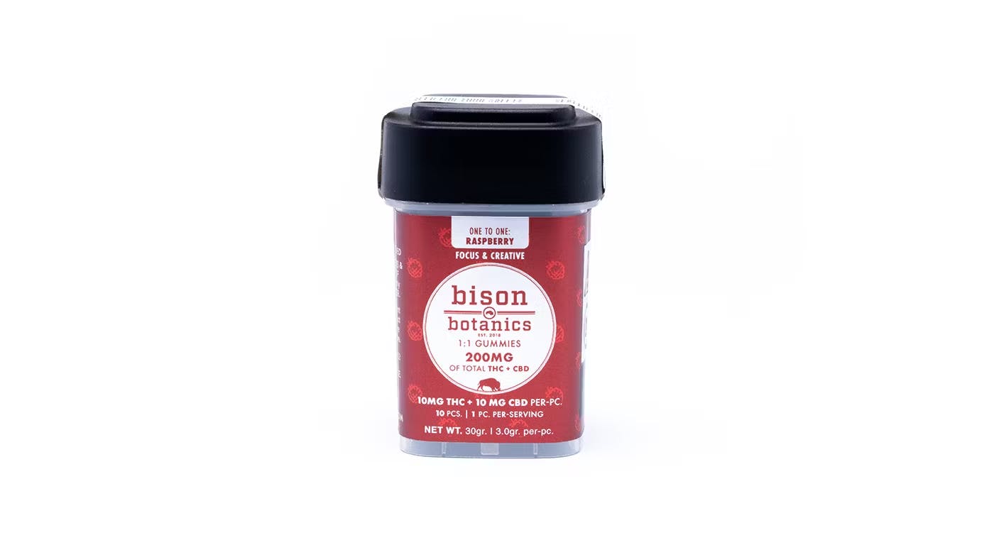 Bison Botanics | 1:1 CBD + THC 100mg 10pk