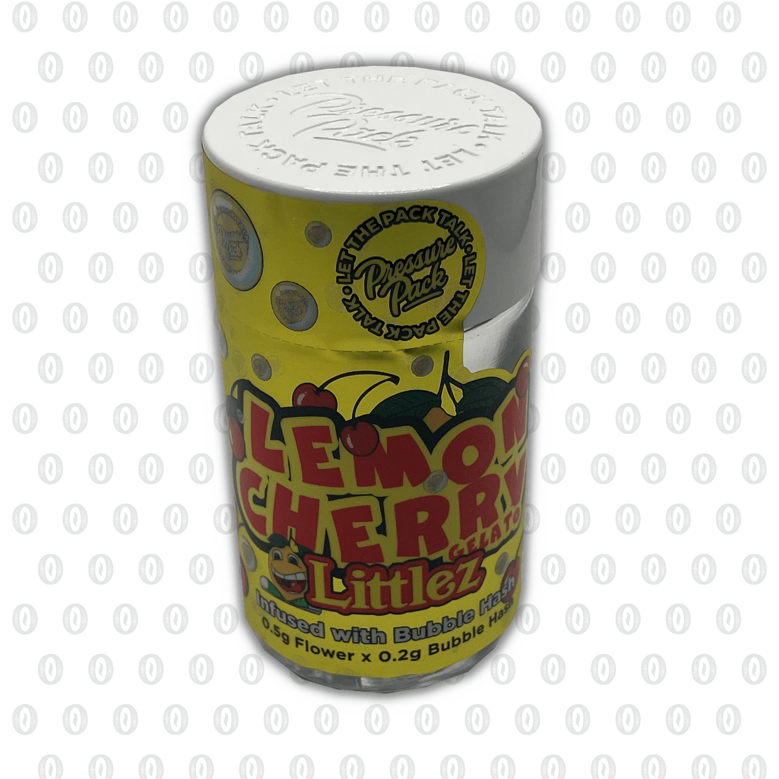 Product: Pressure Pack | Bubble Hash Infused Pre-Roll 5-Pack - 3.5g - Lemon Cherry Gelato