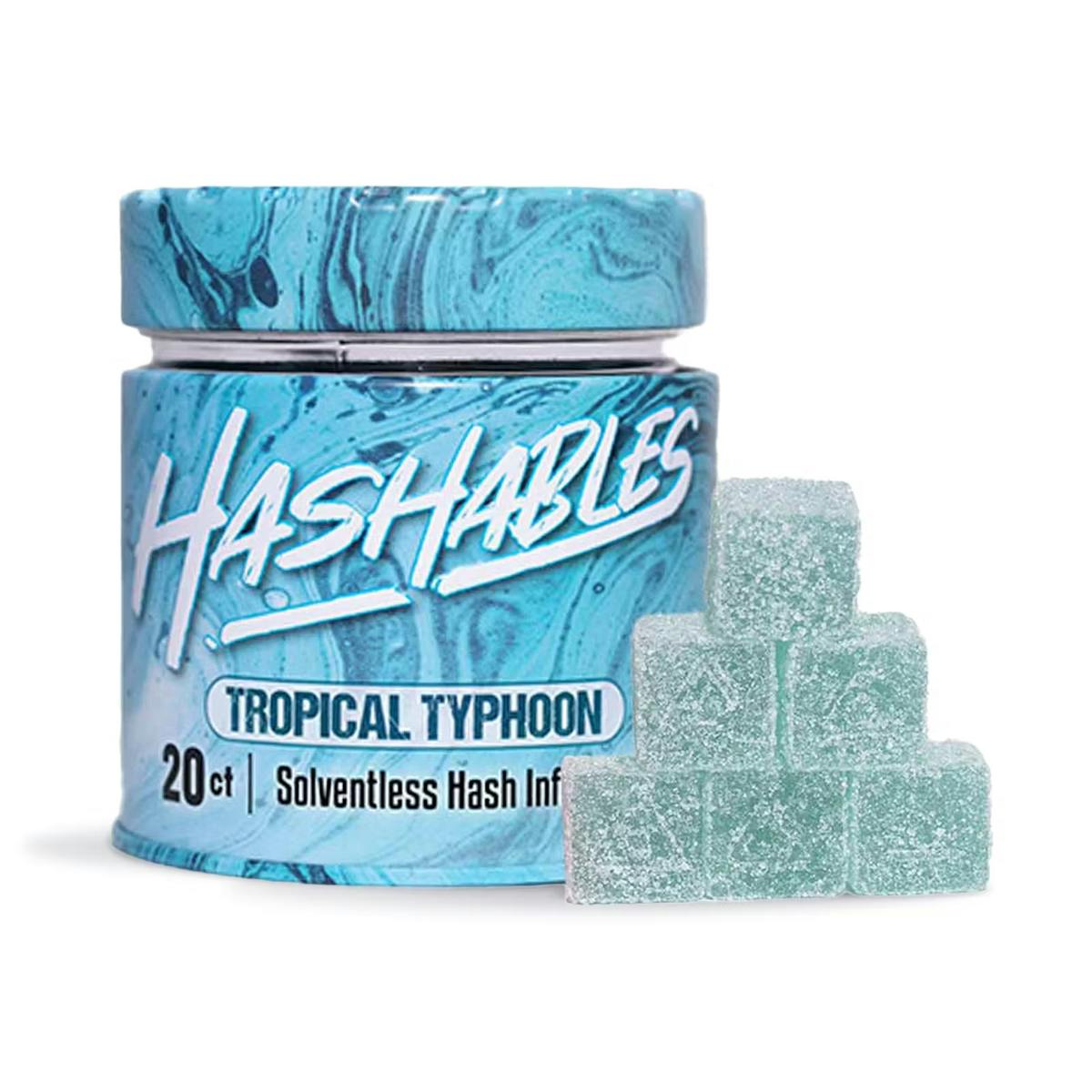 Photo of Hashables l Tropical Typhoon Solventless Hash-infused Gummies 20pk l 100mg