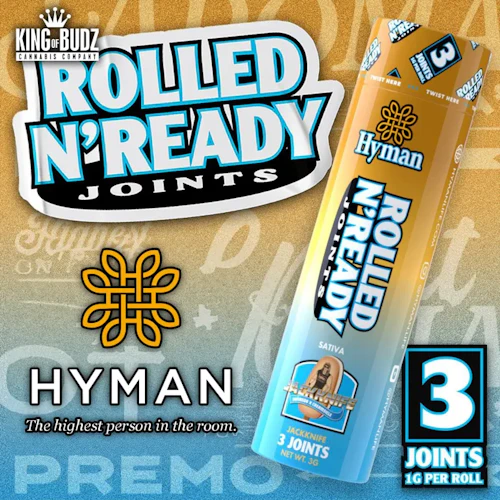 Hyman X Kevin Nash - 3-Pack 1g Prerolls - Jackknife