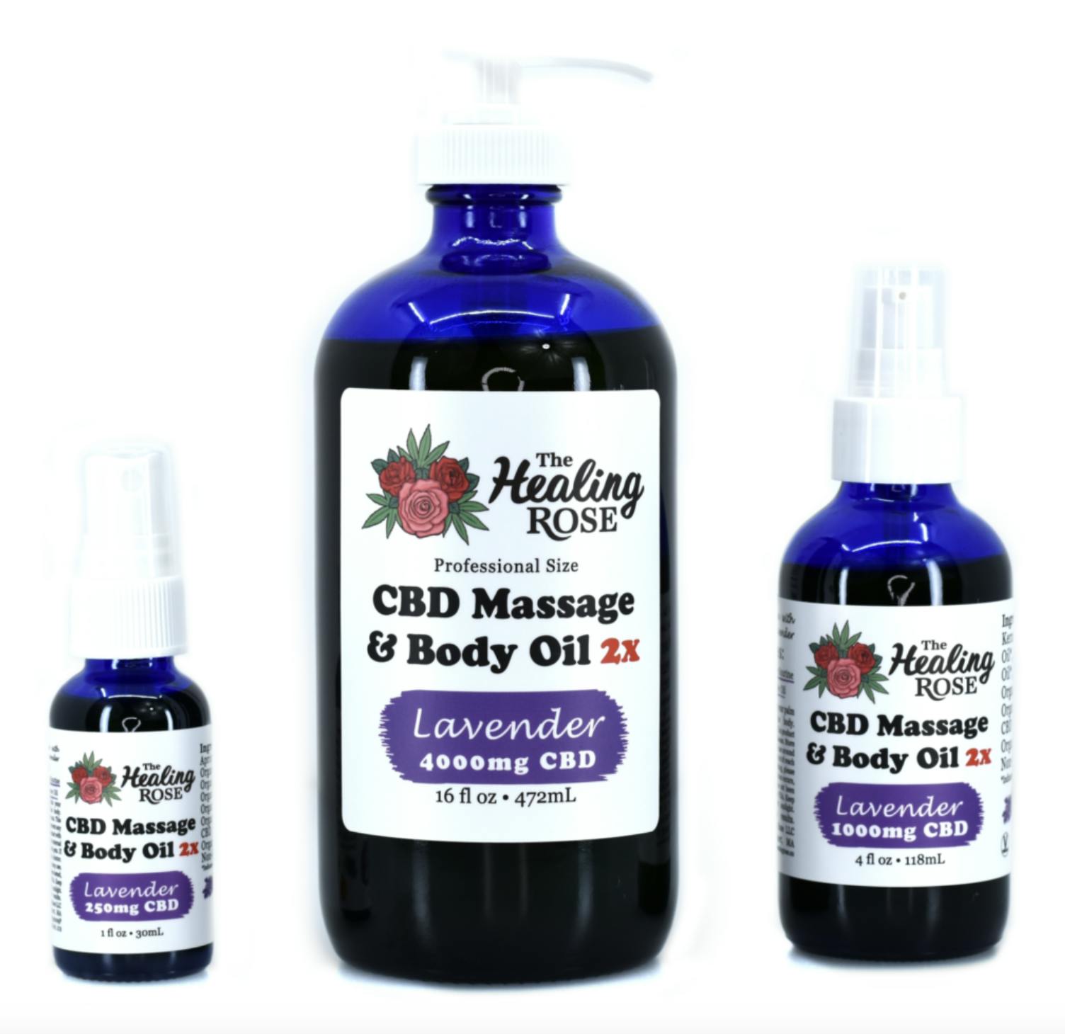 Lavender Massage & Body Oil 2X | 1oz-2