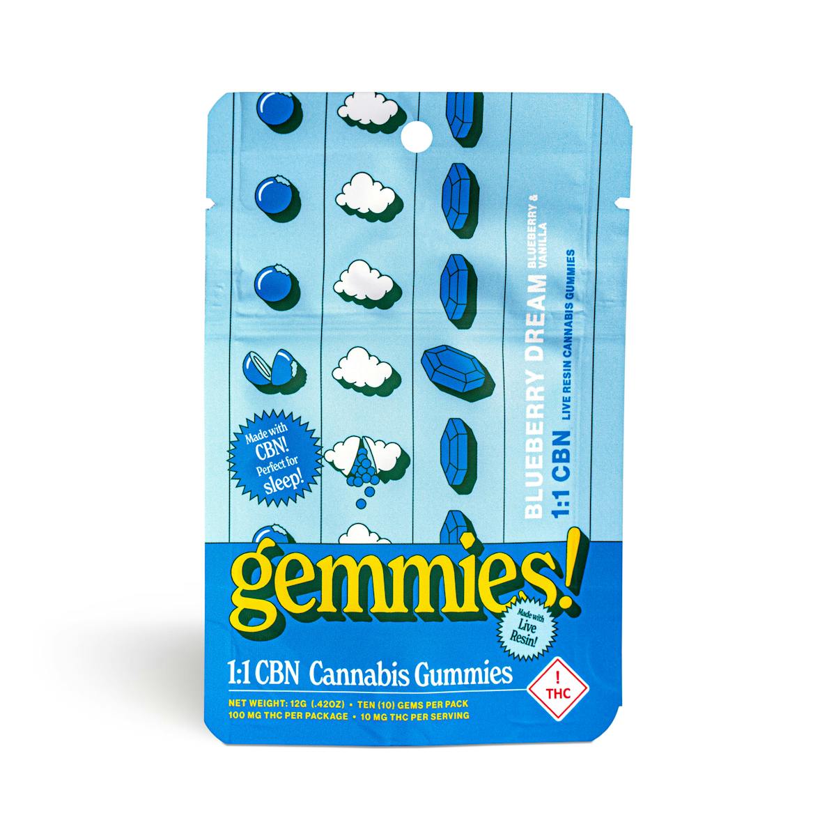 Photo of Blueberry Dream Gemmies – 100mg