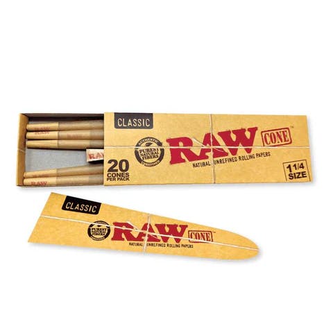 Raw - Classic Cones 1/4 - 20pk