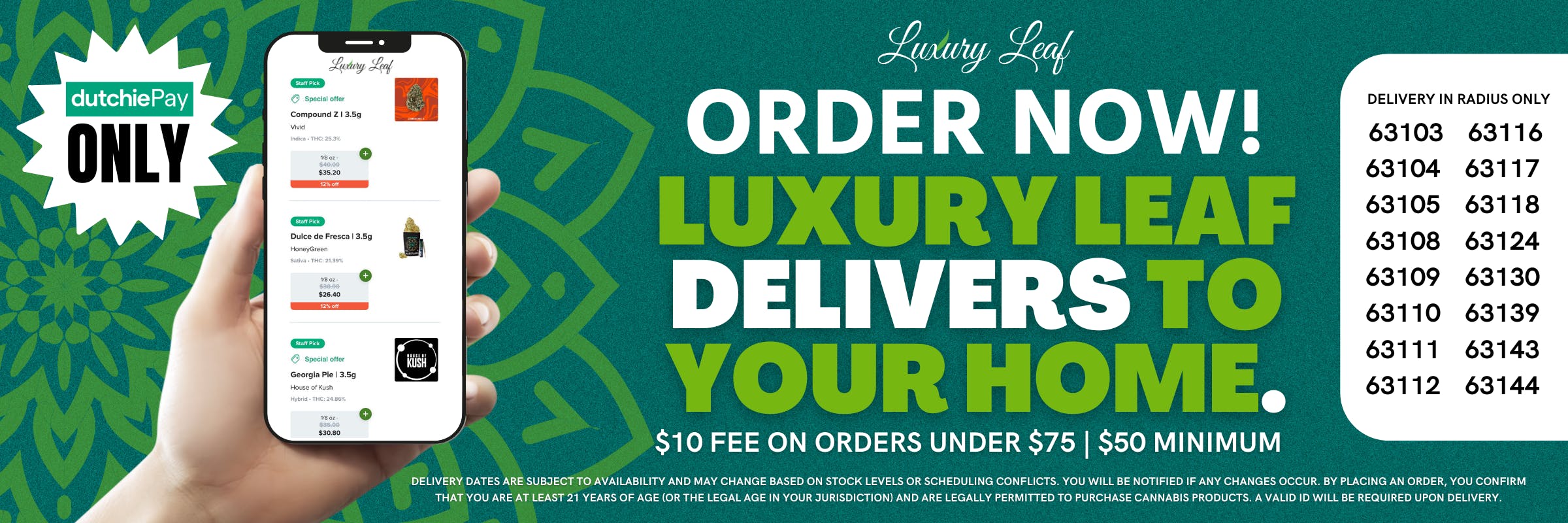 Luxury Leaf Cannabis Delivery, Luxury Leaf Weed Delivery