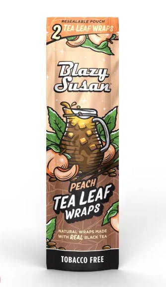 Product Blazy Susan Peach Tea Leaf Wraps | 2pc