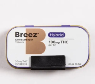 Product CoC Breez Extra Strength Tablets - Relief (100mgCBD:100mgTHC) (5pk)