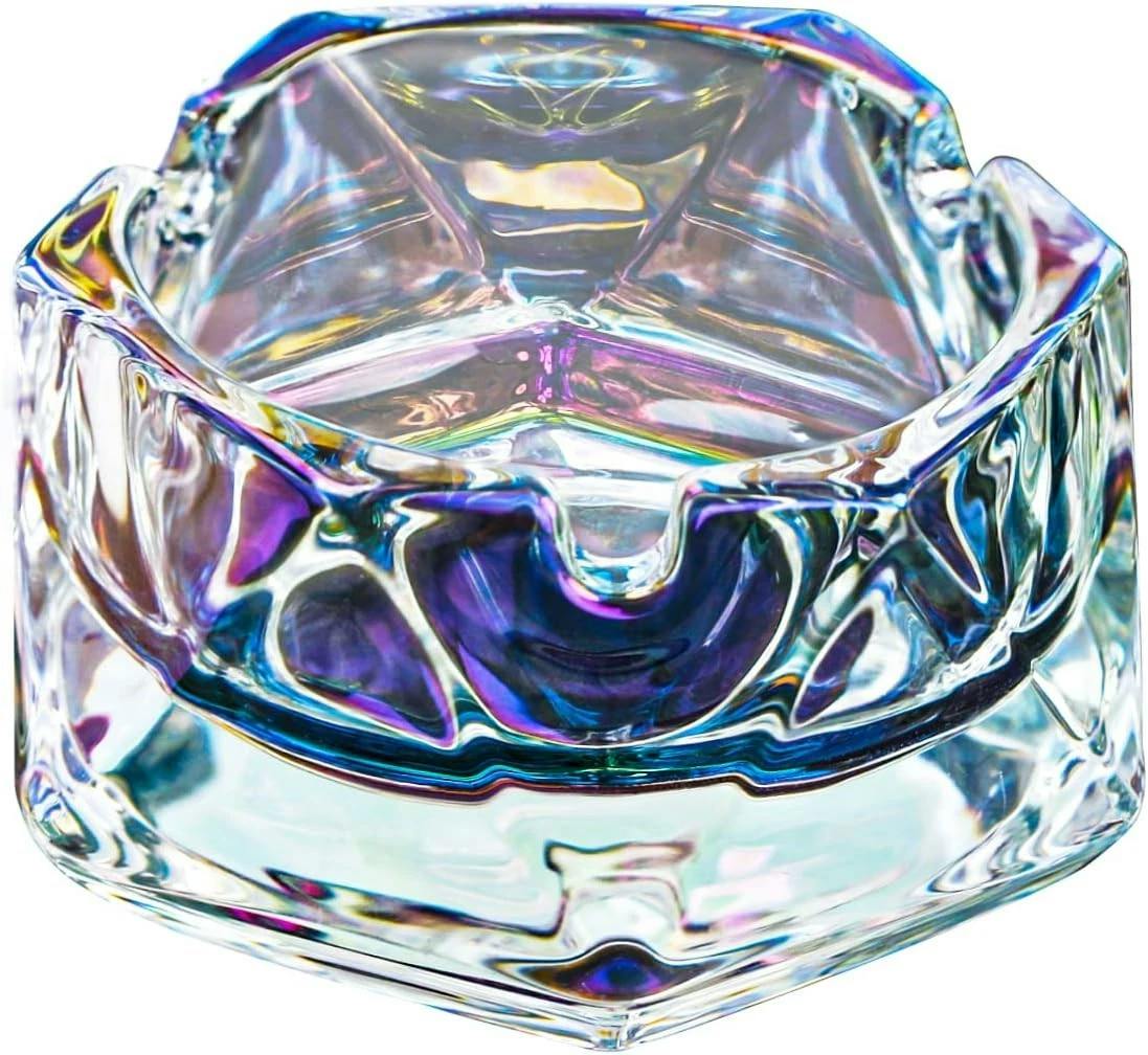 Product Iridized Glass Ashtray