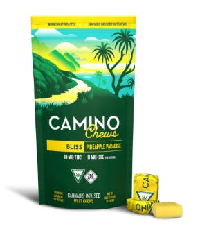 Product Fruit Chew | Pineapple Paradise 'Bliss' 10:10 THC:CBC (H) | Camino