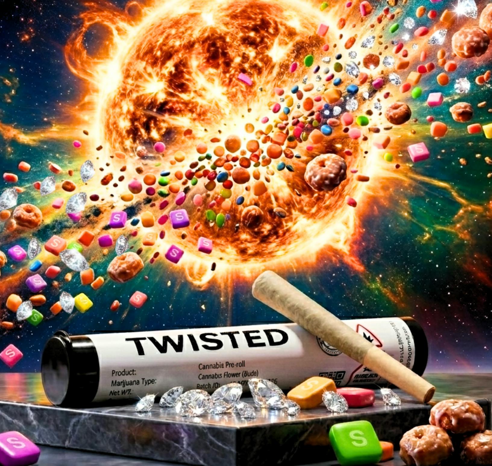 Product Twisted | Sunburst Fritter | Infused Preroll