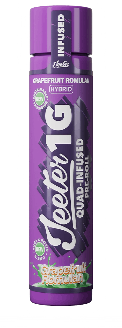 Product: JEETER QUAD | GRAPEFRUIT ROMULAN | INFUSED PRE-ROLL HYBRID