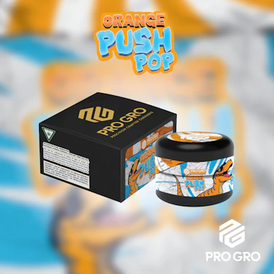 Pro Gro - 1g Live Rosin - Orange Push Pop - CONCENTRATES by Pro Gro at King of Budz