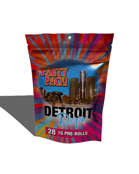 Product: Detroit Dope | LA Pop Rocks | Prepacked Pre Rolls | 1g x 28(28g) | Indica