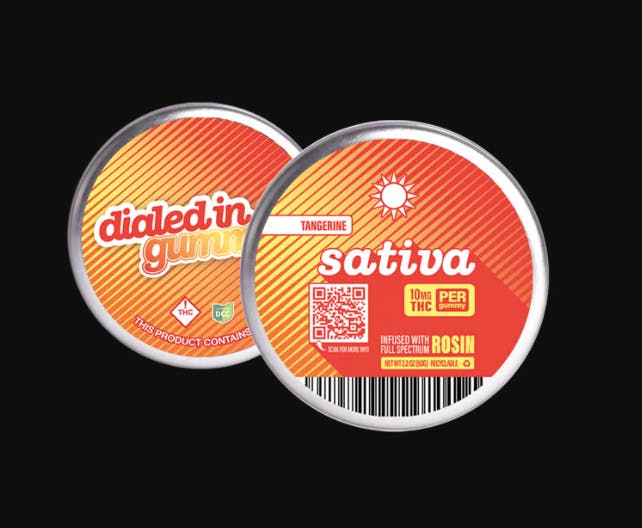 Photo of 100mg – Tangerine – Rosin Gummies (10pk)