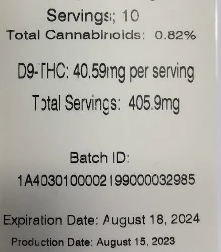 Blood Orange Sativa Chews | 10 x 40mg (MED ONLY)-active