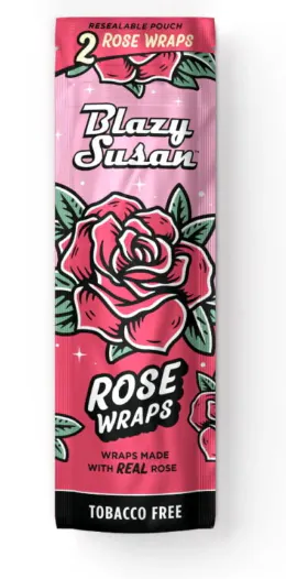 Blazy Susan | Natural Rose Wraps | 2pk | The THC Shop - Rosedale