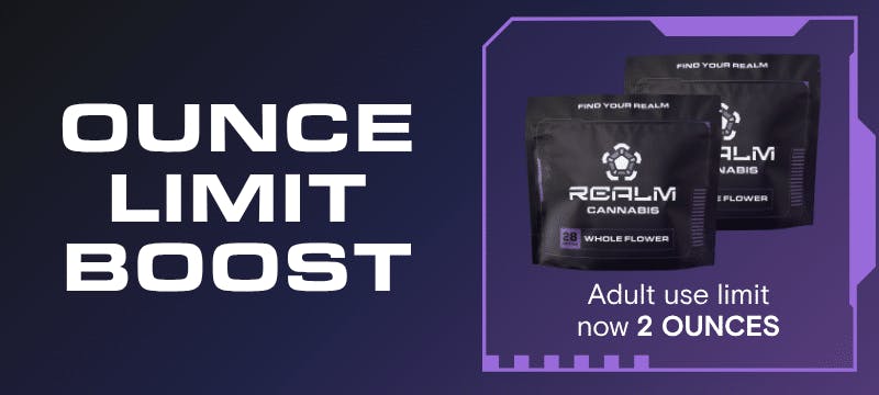 Rec customers can now purchase 2 ounces