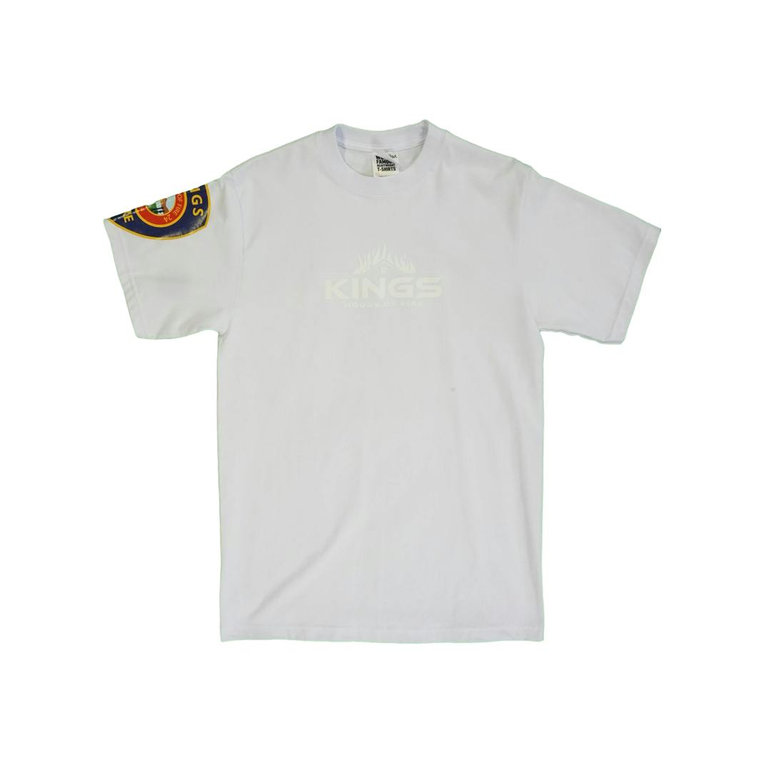 T-Shirt | KHOF Logo White/Red Sleeve S/S | White | S-XXL