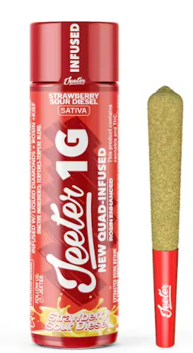 JEETER | INFUSED PRE-ROLL | STRAWBERRY SOUR DIESEL-active