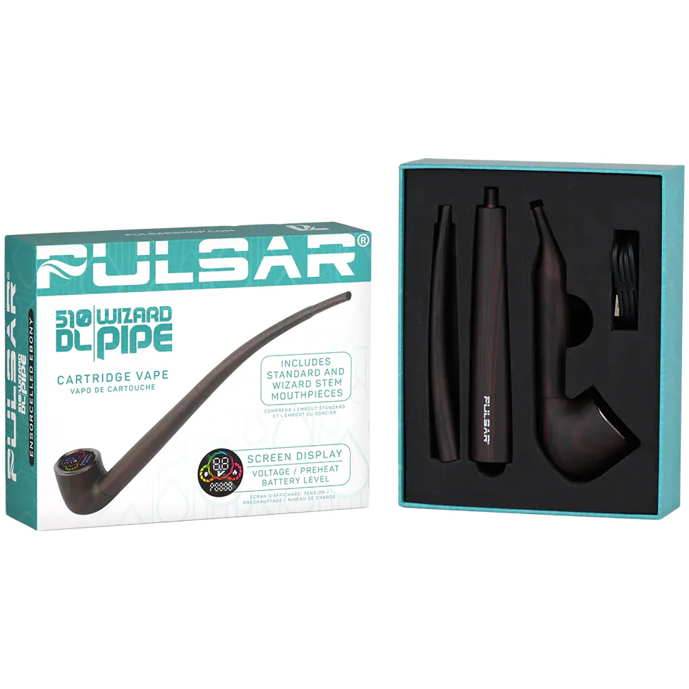 DL 510-Cartridge Wizard Pipe Battery (Ensorcelled Ebony)