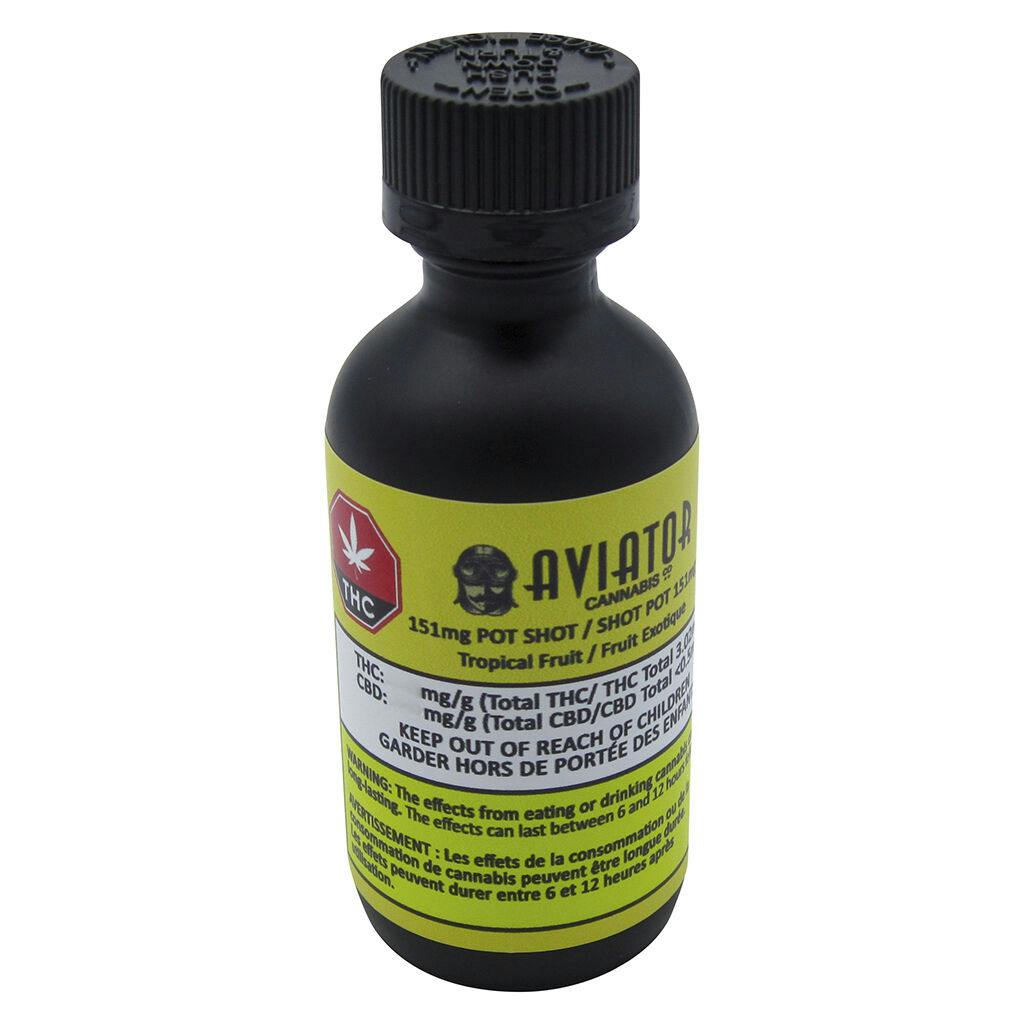 Aviator Cannabis Co. - Pot Shot - Tropical Fruit - Hybrid - 50ml