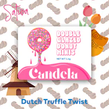 "Dutch Truffle Twist" Double Glazed Donut Minis - 1.6G