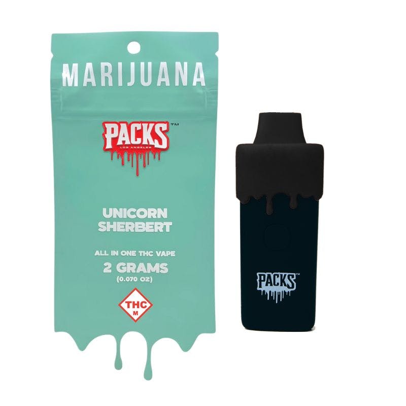 packs vape thc Packwoods: Vape | Unicorn Sherbet | All-in-One | 2g | GDF