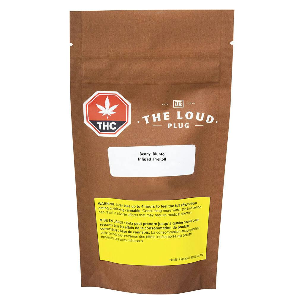 The loud plug - benny blunto infused pre-roll - 1x1g