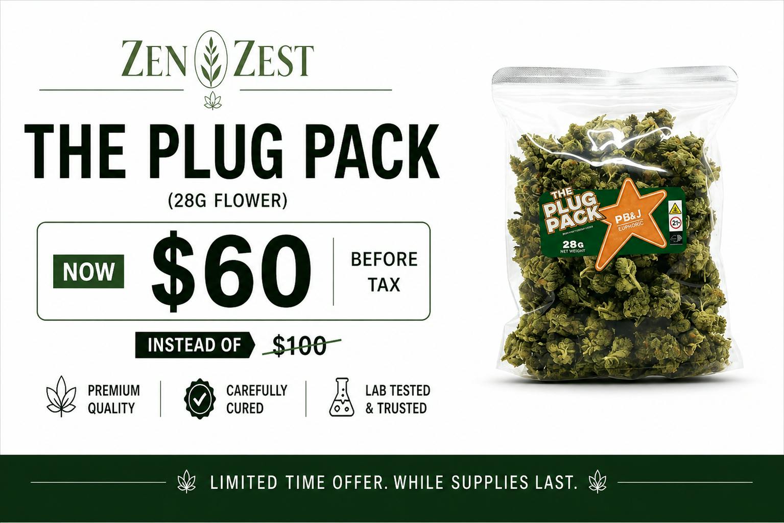 THE PLUG PACK OZ $60